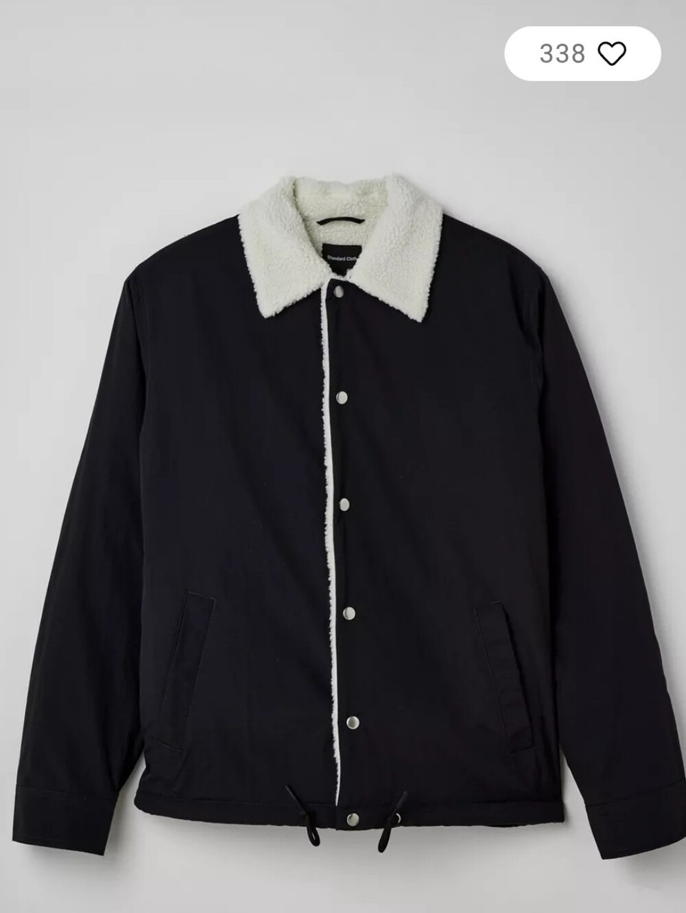 NWOT UNISEX URBAN OUTFITTERS JACKET, SIZE S IN BLACK